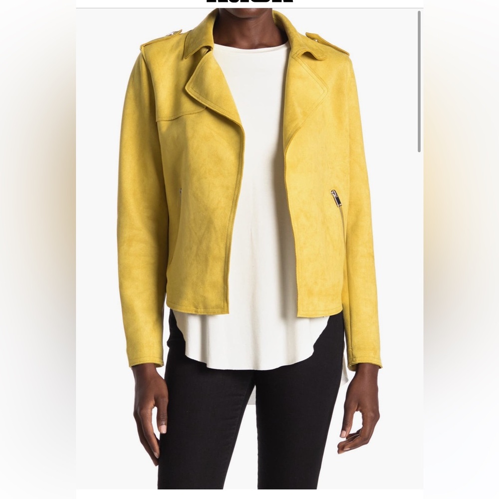 🆕Philosophy Faux Suede Moto Jacket